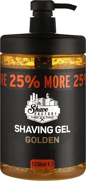 The Shave Factory Гель для гоління Shaving Gel Golden - фото N1