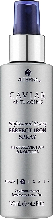 Alterna Термозащитный спрей для выпрямления волос с экстрактом черной икры Caviar Anti-Aging Perfect Iron Spray - фото N1