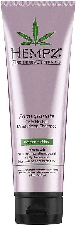 Hempz Шампунь для волос "Гранат" увлажняющий Daily Herbal Moisturizing Pomegranate Shampoo - фото N1