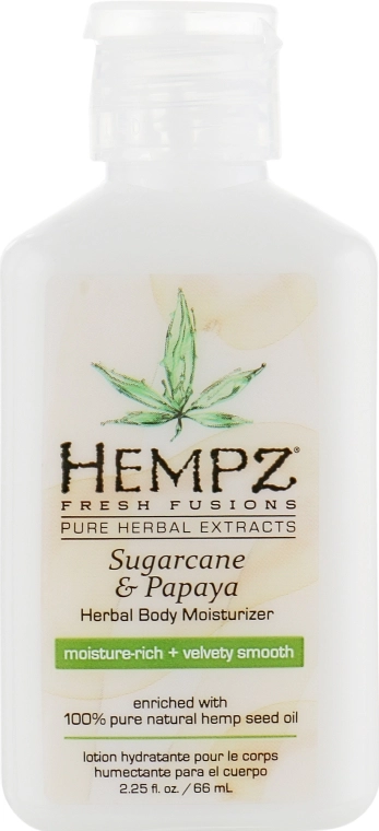 Hempz Молочко для тіла "Цукровий очерет і папая" Sugarcane And Papaya Herbal Moisturizer Body - фото N1