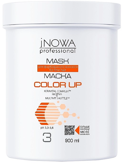 JNOWA Professional Маска для окрашенных волос 3 Color Up Hair Mask - фото N1