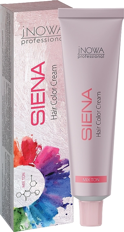JNOWA Professional Стійка крем-фарба мікстон для волосся Siena - фото N1