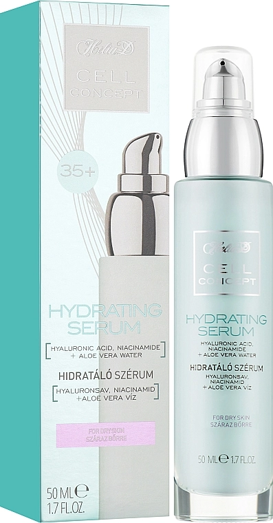 Helia-D Увлажняющая сыворотка для сухой кожи лица 35+ Cell Concept Hydrating Serum - фото N2