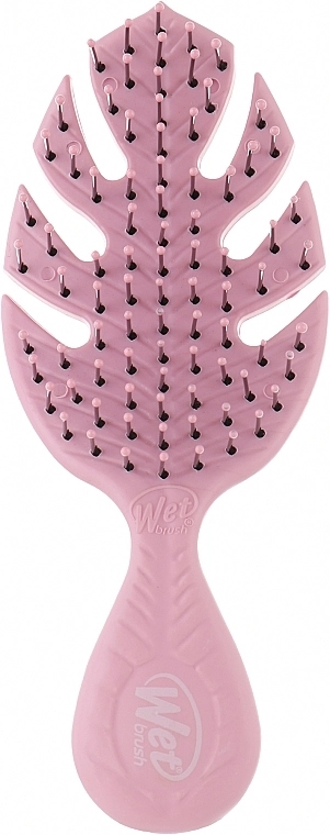 Wet Brush Мини-расческа для волос Go Green Mini Detangler Pink - фото N1