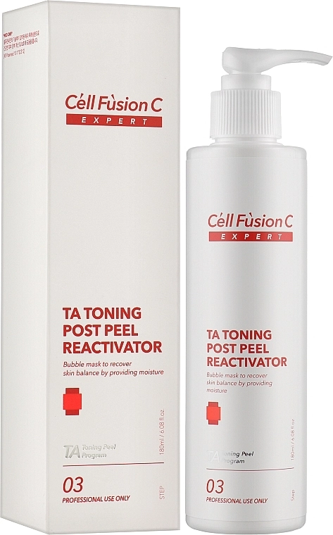 Cell Fusion C УЦІНКА Воднева маска для обличчя TA Toning Postpeel Reactivator * - фото N2