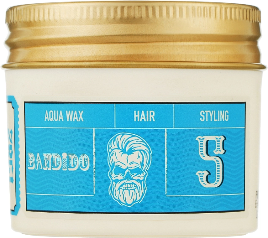 Bandido Воск для укладки волос на водной основе средней фиксации Aqua Wax 7 Medium Blue - фото N1