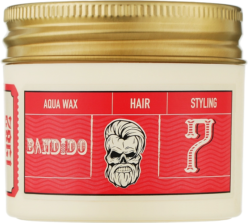 Bandido Воск для укладки волос на водной основе сильной фиксации Aqua Wax 7 Strong Red - фото N1