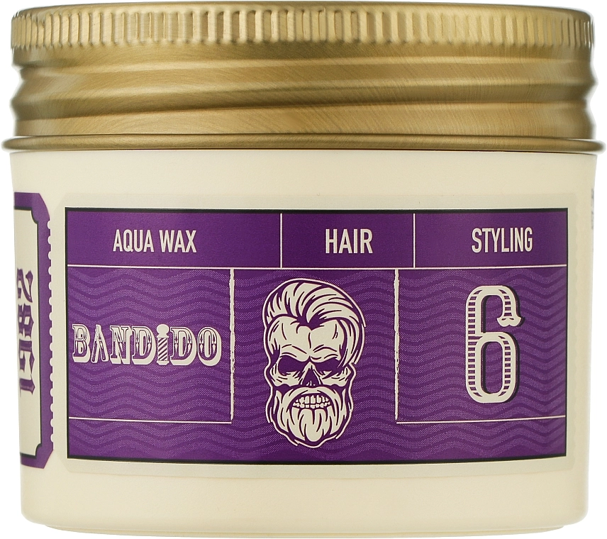 Bandido Віск для укладання волосся на водній основі середньої фіксації Aqua Wax 6 Medium Violetta - фото N1