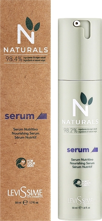 LeviSsime Увлажняющая и восстанавливающая сыворотка для лица Naturals Serum - фото N2