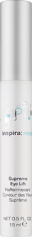 Inspira:cosmetics Гель для інтенсивного зволоження та укріплення шкіри навколо очей Med Supreme Eye Lift - фото N1
