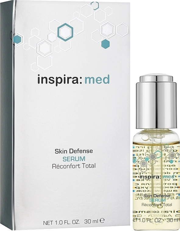 Inspira:cosmetics Сыворотка успокаивающая для чувствительной кожи Med Skin Defense Serum - фото N2