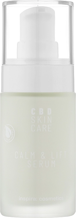 Inspira:cosmetics Сировотка з олією конопель "Заспокоєння та ліфтинг" CBD Skin Care Calm&Lift Serum - фото N1