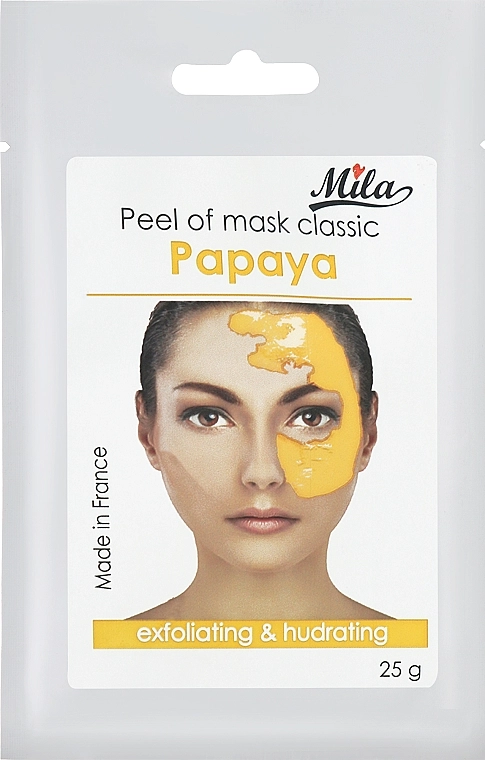 Mila Маска альгінатна класична порошкова "Пяпая" Mask Peel Off Papaya - фото N1