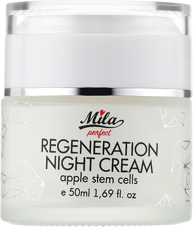 Mila Відновлювальний нічний крем зі стволовими клітинами яблука Regeneration Night Cream With Apple Stem Cells - фото N1