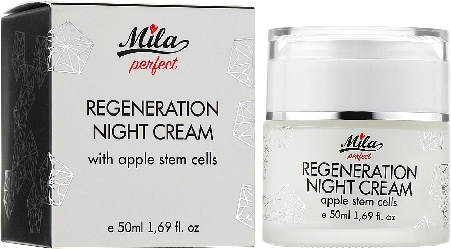 Mila Восстанавливающий ночной крем с стволовыми клетками яблока Regeneration Night Cream With Apple Stem Cells - фото N2