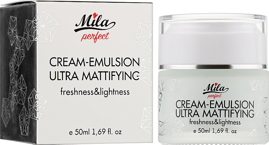 Mila Ультра-матирующая крем-эмульсия для лица Cream-emulsion Ultra Mattifying - фото N2