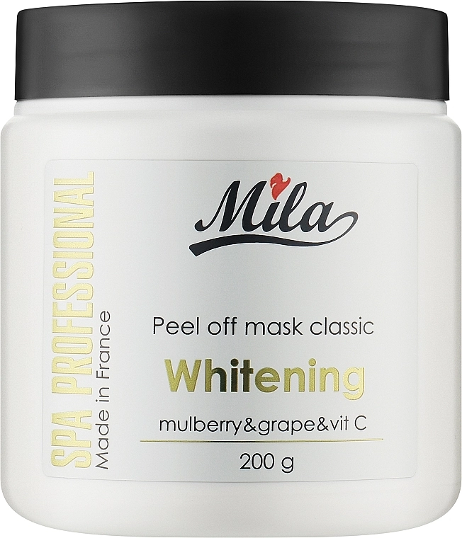 Mila Освітлювальна альгінатна маска для обличчя Peel Of Mask Classic Whitening Mulberry & Grape & Vit C - фото N1