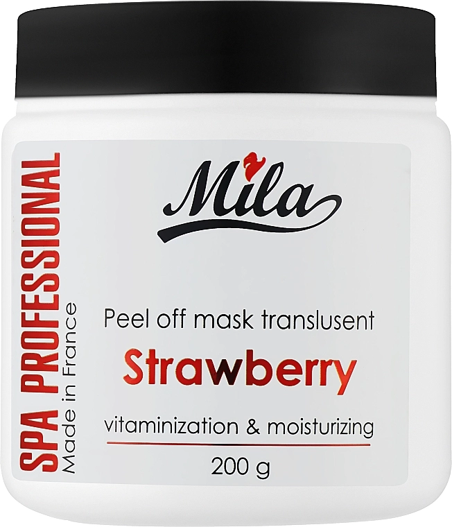 Mila Маска альгінатна напівпрозора порошкова "Полуниця" Translucent Peel Off Mask Strawberry - фото N3