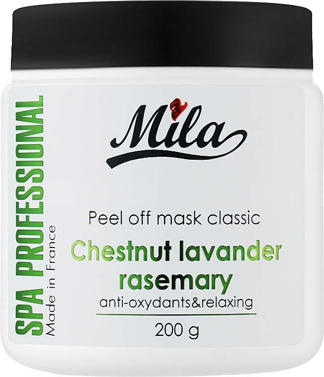 Mila Маска альгінатна класична порошкова "Каштан, лаванда, розмарин" Relaxing Peel Off Mask Indian Chestnut, Lavender, Rosemary - фото N3