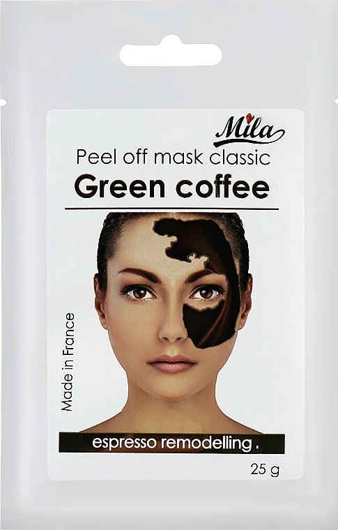 Mila Маска альгінітна класична порошкова "Зелена кава" Espresso Remodelling Peel Off Mask Green Coffee - фото N1
