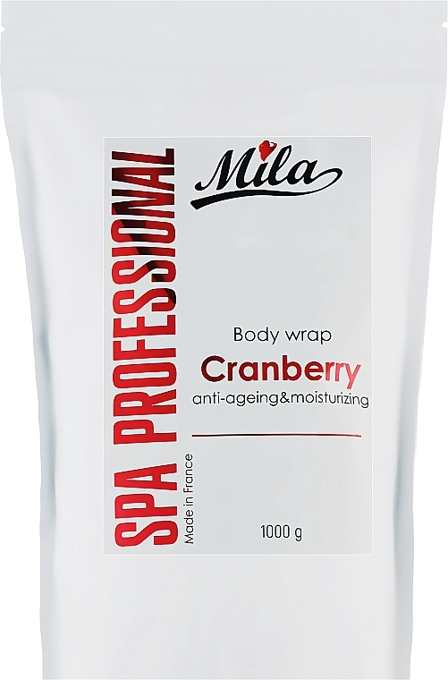Mila Обертывание для тела согревающее "Клюква" Body Wrap Cranberry - фото N1