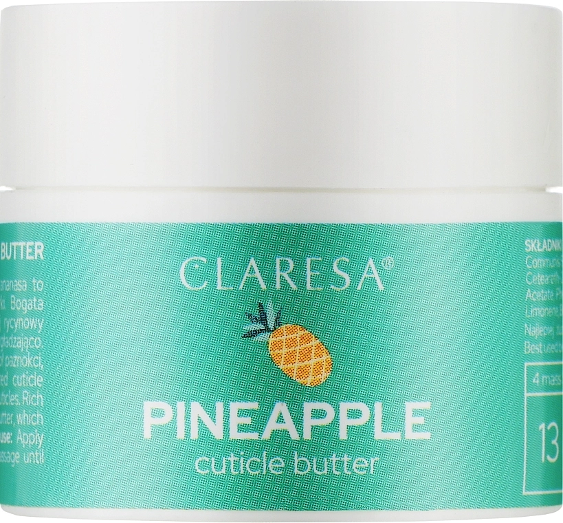 Claresa Масло для кутикулы "Ананас" Pineapple Cuticle Butter - фото N1