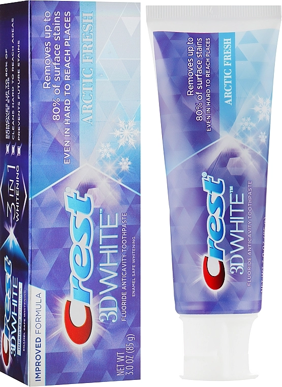 Crest Отбеливающая зубная паста 3D White Arctic Fresh Icy Cool Mint - фото N4