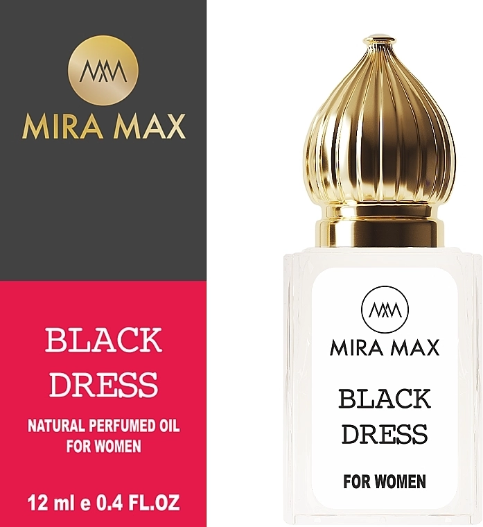 Mira Max Black Dress Парфюмированное масло для женщин - фото N1