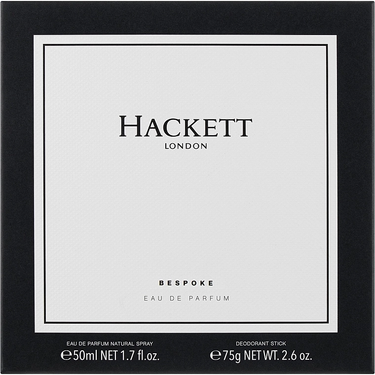 Hackett London Bespoke Набор (edp/100ml + deo/75g) - фото N1