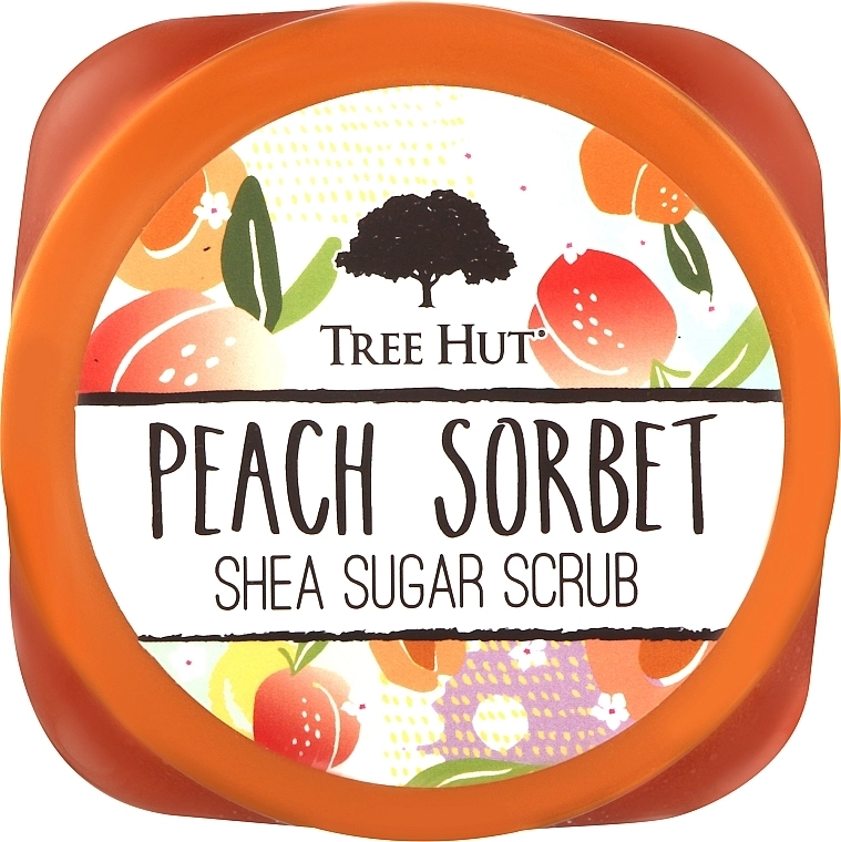 Tree Hut Скраб для тела "Персиковый сорбет" Peach Sorbet Sugar Scrub - фото N1