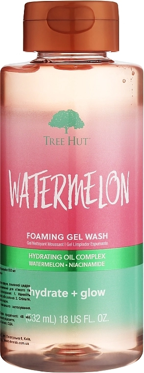 Tree Hut Гель для душу Watermelon Foaming Gel Wash - фото N1
