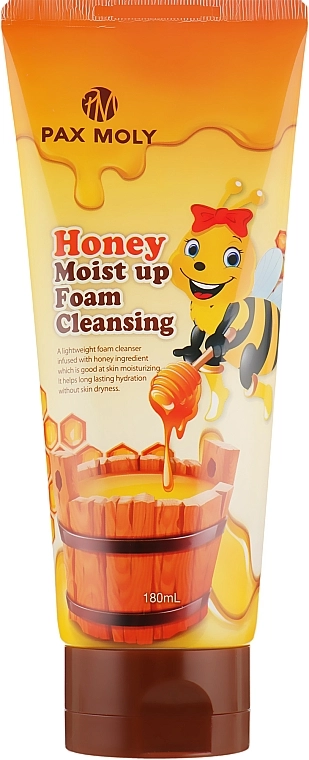 Pax Moly Пенка для лица с экстрактом меда Honey Moist Up Foam Cleansing - фото N2