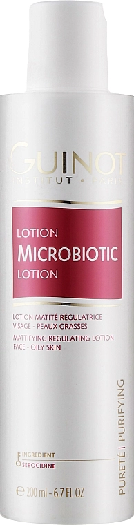 Guinot Матирующий тонизирующий лосьон для жирной кожи Lotion Microbiotic - фото N1
