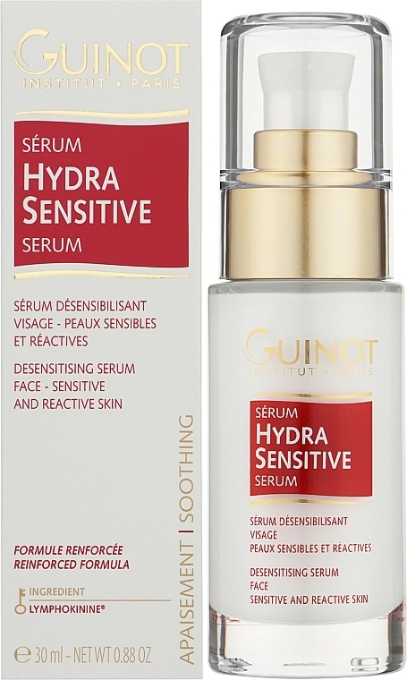 Guinot Успокаивающая сыворотка для чувствительной и реактивной кожи Hydra Sensitive Serum - фото N1