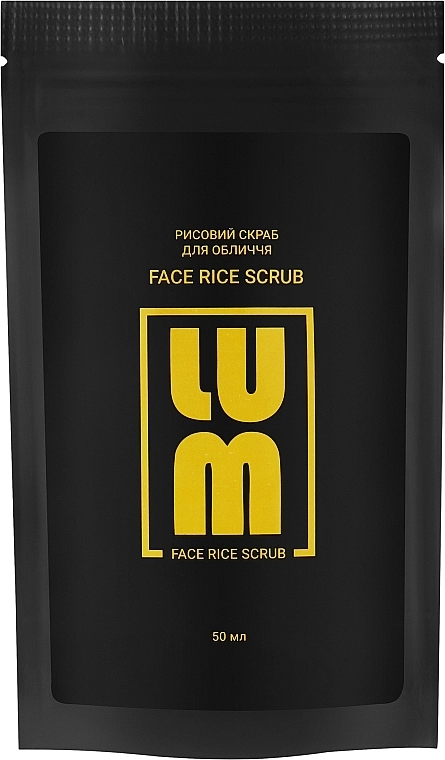 LUM Рисовий скраб для обличчя Face Rice Scrub - фото N1