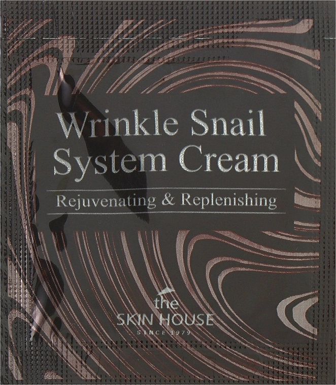 The Skin House Антивозрастной улиточный крем для лица Wrinkle Snail System Cream (пробник) - фото N1