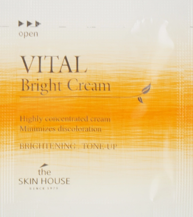 The Skin House Витаминизированный крем для ровного тона лица Vital Bright Cream (пробник) - фото N1