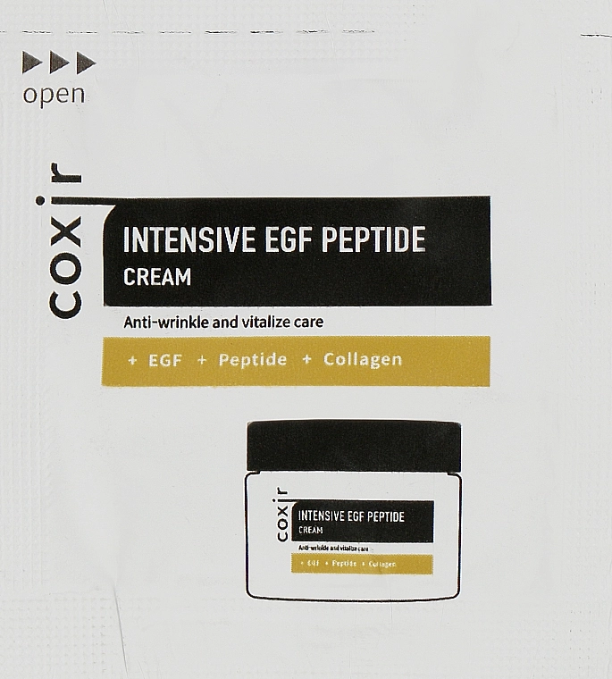 Coxir Інтенсивний антивіковий пептидний крем Intensive EGF Peptide Cream (пробник) - фото N1