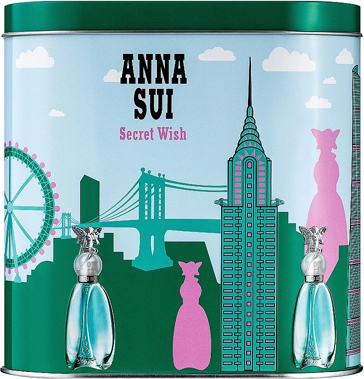 Anna Sui Secret Wish Набор (edt/50ml + sh/gel/90ml + b/l/90ml) - фото N1