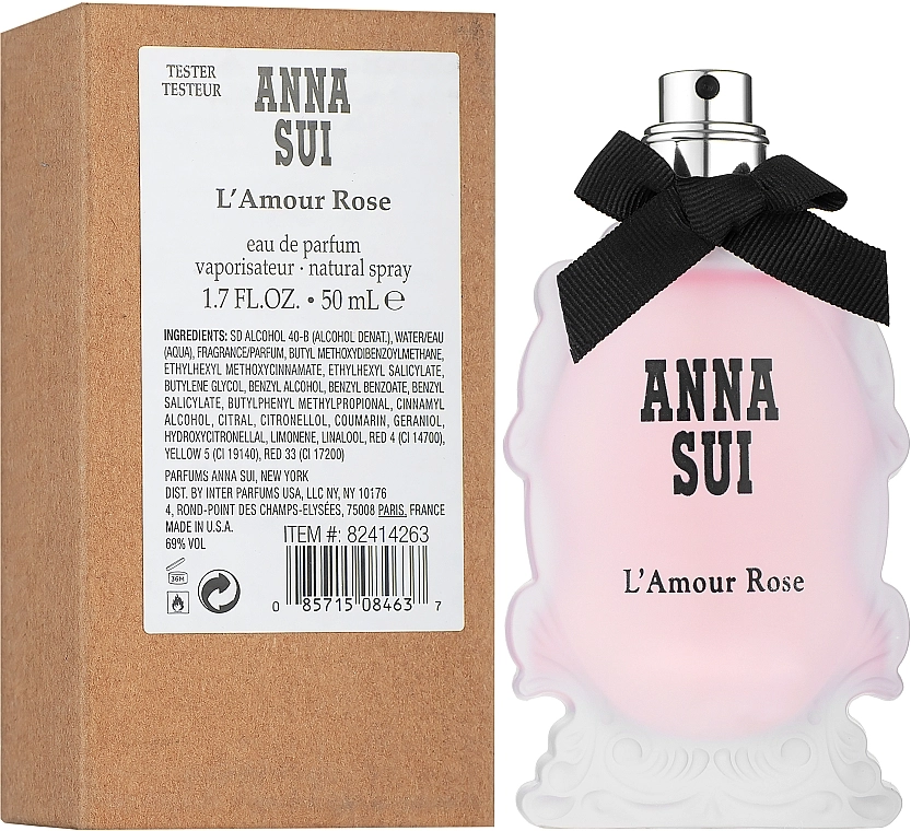 Anna Sui L'Amour Rose Парфюмированная вода (тестер без крышечки) - фото N2