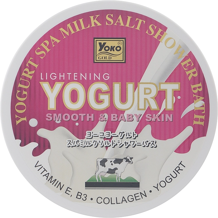 Yoko Скраб для тіла Gold Spa Yogurt Milk Salt Shower Bath Body Scrub - фото N1