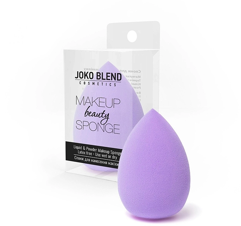 Joko Blend Спонж для макіяжу Makeup Beauty Sponge Lilac - фото N1