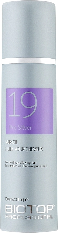 Biotop Олія для волосся 19 Pro-Silver Oil - фото N1