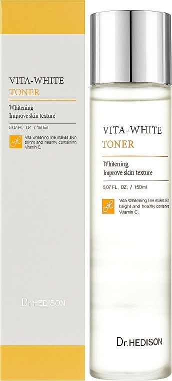 Dr.Hedison Освежающий, осветляющий тонер для лица Vita White Toner - фото N2