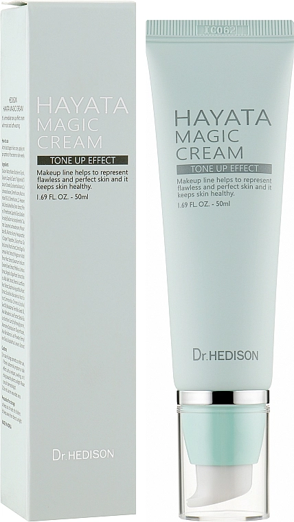 Dr.Hedison Крем для выравнивания тона и рельефа кожи лица под макияж Hayata Magic Cream - фото N2