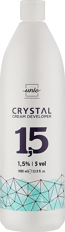 Unic Крем-оксигент 1.5% Crystal Cream Developer - фото N2