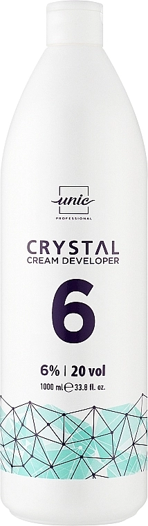 Unic Крем-оксигент 6% Crystal Cream Developer - фото N2