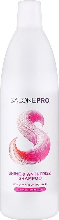 Unic Шампунь для блиску сухого та неслухняного волосся Salone Pro Shine & Anti-Frizz Shampoo - фото N1