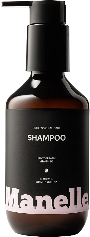 Manelle Шампунь безсульфатный Professional Care Phytokeratin Vitamin B5 Shampoo - фото N4