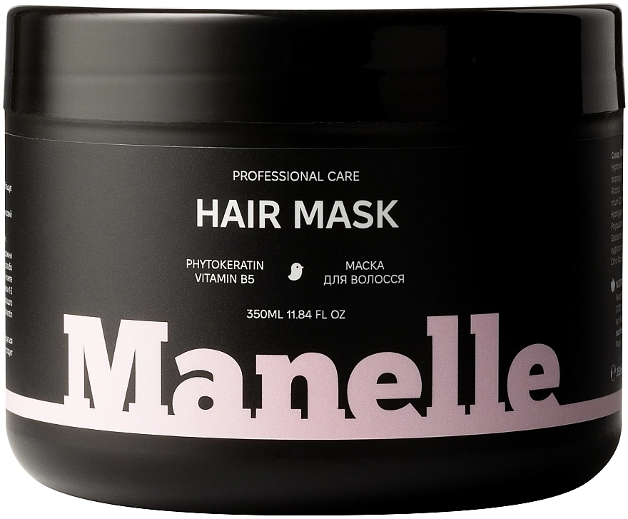 Manelle Маска для волосся Рrofessional Care Phytokeratin Vitamin B5 Mask - фото N1